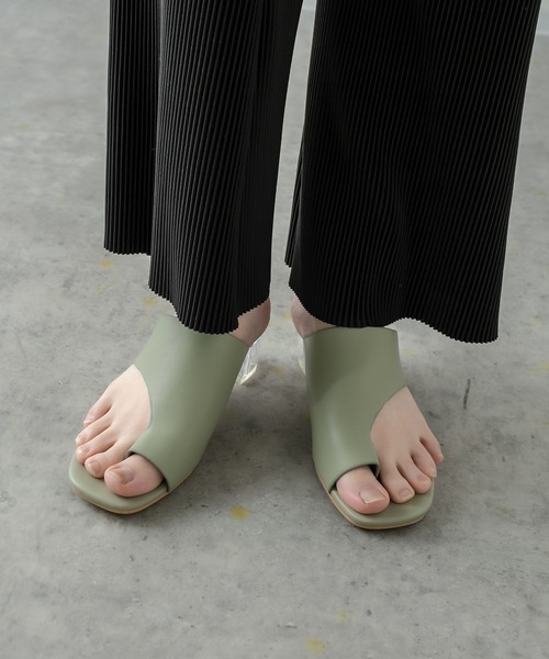 RASVOA（ラスボア）の「【WEB限定】クリアヒールトングサンダル（サンダル・レディース・ブラック/オフホワイト/ホワイト系その他3・M/L）」の15枚目の写真