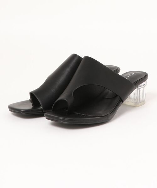 RASVOA（ラスボア）の「【WEB限定】クリアヒールトングサンダル（サンダル・レディース・ブラック/オフホワイト/ホワイト系その他3・M/L）」の6枚目の写真