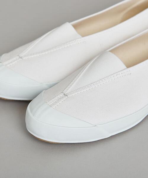 Steven Alan（スティーブンアラン）の「＜MOONSTAR×Steven Alan＞∴LITE BALLET/バレエシューズ（スニーカー・レディース・ホワイト/ネイビー・22cm/23cm/24cm/25cm）」の4枚目の写真