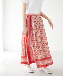 CRAFT STANDARD BOUTIQUE | パネル柄小花スカート　＊◇(スカート)