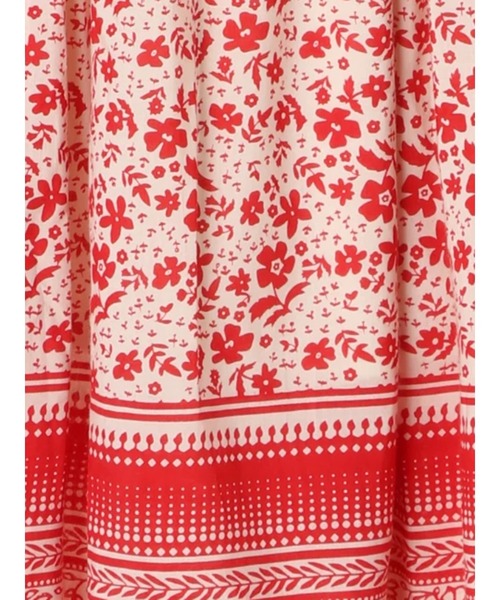 CRAFT STANDARD BOUTIQUE（クラフトスタンダードブティック）の「パネル柄小花スカート　＊◇（スカート・レディース・レッド/ブルー/アイボリー・FREE）」の14枚目の写真