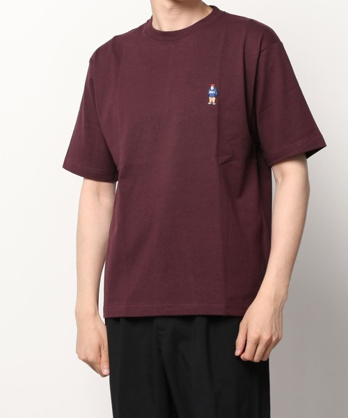 BEN DAVIS（ベンデイビス）の「∴WEGO/別注ベンデイビス刺繍ビッグTシャツ（Tシャツ/カットソー・メンズ・ダークグリーン/ベージュ系その他/グリーン/ホワイト/ライトパープル/スミクロ/サックスブルー/グリーン系その他/イエロー/アイボリー/マスタード/ダークオレンジ/ワイン・LARGE/SMALL/MEDIUM）」の12枚目の写真