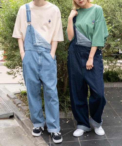 BEN DAVIS（ベンデイビス）の「∴WEGO/別注ベンデイビス刺繍ビッグTシャツ（Tシャツ/カットソー・メンズ・ダークグリーン/ベージュ系その他/グリーン/ホワイト/ライトパープル/スミクロ/サックスブルー/グリーン系その他/イエロー/アイボリー/マスタード/ダークオレンジ/ワイン・LARGE/SMALL/MEDIUM）」の21枚目の写真