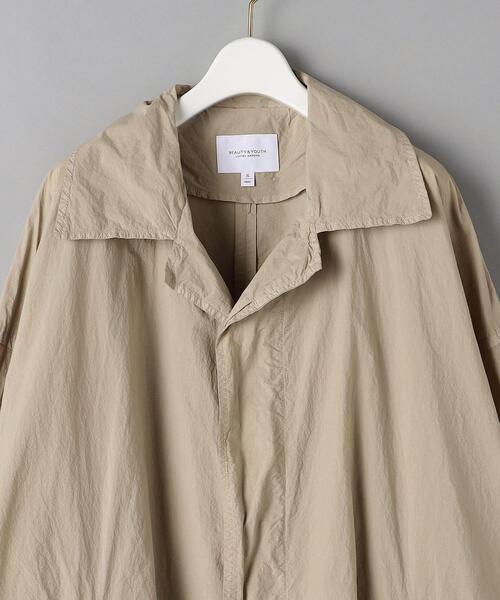 BEAUTY&YOUTH UNITED ARROWS（ビューティーアンドユースユナイテッドアローズ）の「BY ナイロンタフタステンカラーポンチョコート ◆（その他アウター・レディース・ブラック/ベージュ・MEDIUM/SMALL）」の15枚目の写真