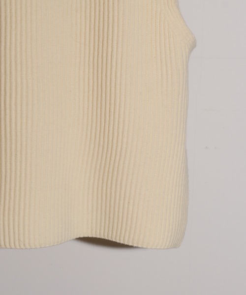 JANESMITH(ジェーンスミス)の「JANESMITH ジェーンスミス / OVER SIZE V NECK KINT オーバーサイズVネックニットベスト / 21WKN-#809S(ベスト・レディース・ホワイト/ブラック/グレー/イエロー系その他・SMALL/MEDIUM/LARGE)」の11枚目の写真