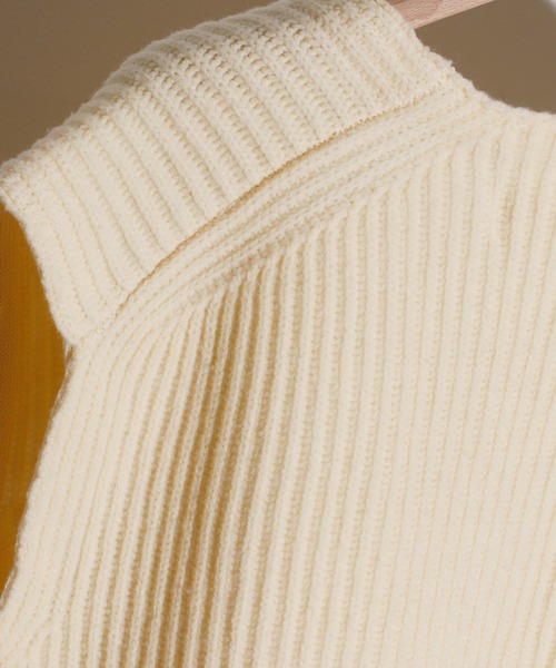 JANESMITH(ジェーンスミス)の「JANESMITH ジェーンスミス / OVER SIZE V NECK KINT オーバーサイズVネックニットベスト / 21WKN-#809S(ベスト・レディース・ホワイト/ブラック/グレー/イエロー系その他・SMALL/MEDIUM/LARGE)」の17枚目の写真