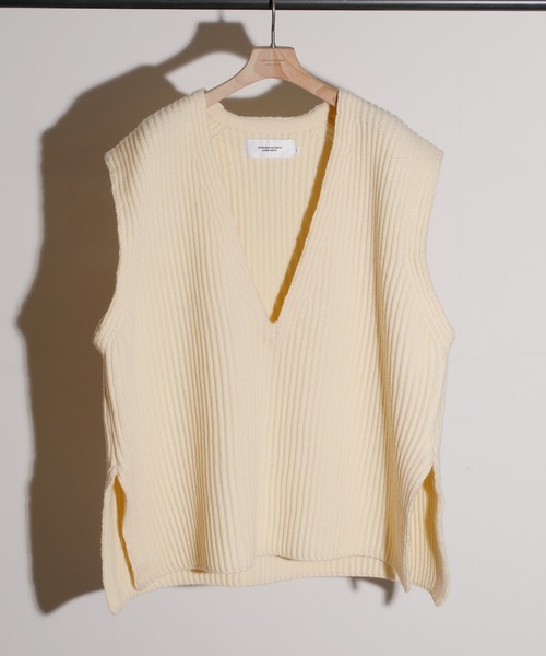 JANESMITH(ジェーンスミス)の「JANESMITH ジェーンスミス / OVER SIZE V NECK KINT オーバーサイズVネックニットベスト / 21WKN-#809S(ベスト・レディース・ホワイト/ブラック/グレー/イエロー系その他・SMALL/MEDIUM/LARGE)」の21枚目の写真