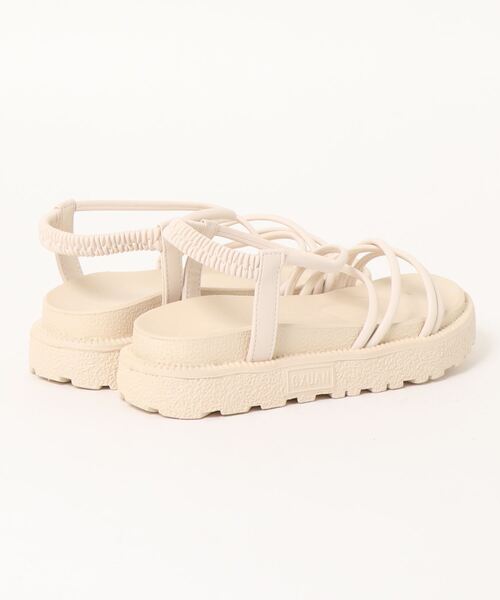 Anuenue(アヌエヌエ)の「オープントゥクロスストラップサンダル(サンダル・レディース・ブラック/ベージュ/ピンク・22.5cm/23.5cm/24.5cm/23.0cm/24.0cm/25.0cm)」の6枚目の写真