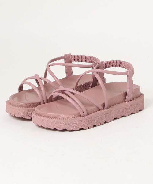 Anuenue(アヌエヌエ)の「オープントゥクロスストラップサンダル(サンダル・レディース・ブラック/ベージュ/ピンク・22.5cm/23.5cm/24.5cm/23.0cm/24.0cm/25.0cm)」の4枚目の写真