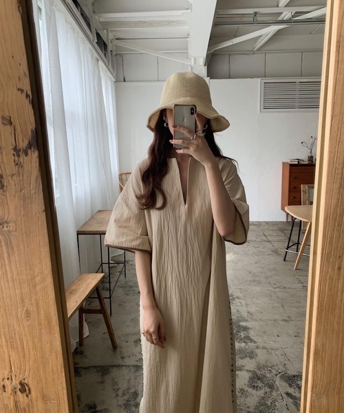 Amiur（エミレ）の「soft straw hat（ハット・レディース・ベージュ/ブラウン・FREE）」の16枚目の写真