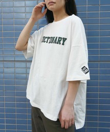 CORNERS | DICTIONARYカレッジロゴオーバーサイズTシャツ(Tシャツ/カットソー)