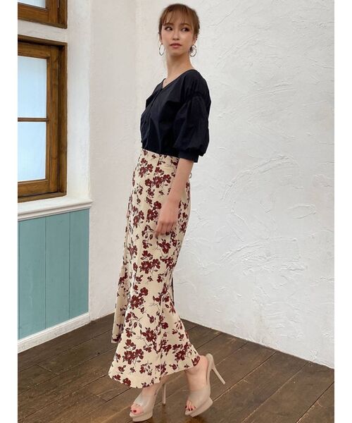 RESEXXY（リゼクシー）の「ボリュームスリーブブラウス（シャツ/ブラウス・レディース・オフホワイト/ブラック/ミント・FREE）」の17枚目の写真