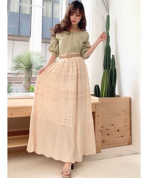 RESEXXY（リゼクシー）の「ボリュームスリーブブラウス（シャツ/ブラウス・レディース・オフホワイト/ブラック/ミント・FREE）」の22枚目の写真