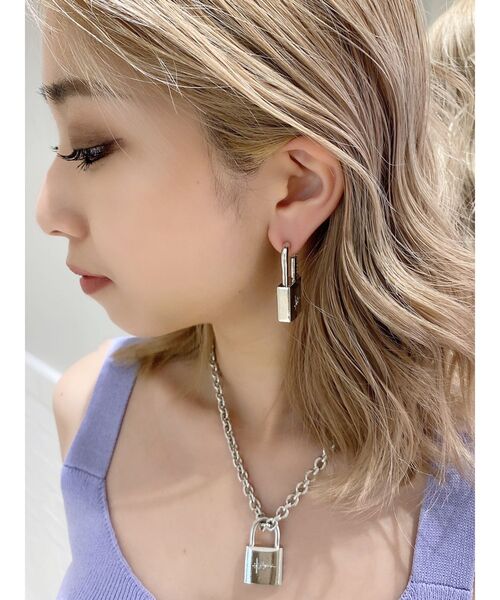 GYDA（ジェイダ）の「JEYSUS PADLOCK ネックレス（ネックレス・レディース・シルバー/ゴールド・FREE）」の5枚目の写真