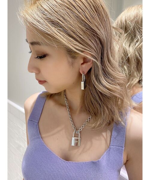 GYDA（ジェイダ）の「JEYSUS PADLOCK ネックレス（ネックレス・レディース・シルバー/ゴールド・FREE）」の3枚目の写真