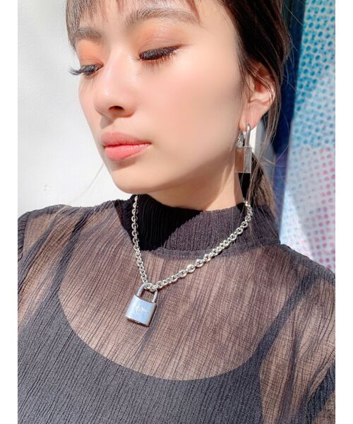 GYDA（ジェイダ）の「JEYSUS PADLOCK ネックレス（ネックレス・レディース・シルバー/ゴールド・FREE）」の9枚目の写真