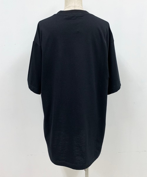 PICCIN（ピッチン）の「メッセージプリントビックTシャツ（Tシャツ/カットソー・レディース・オフホワイト/ブラック・M）」の15枚目の写真