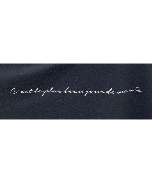 PICCIN（ピッチン）の「メッセージプリントビックTシャツ（Tシャツ/カットソー・レディース・オフホワイト/ブラック・M）」の18枚目の写真