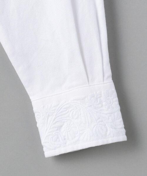 UNUSED（アンユーズド）の「＜UNUSED＞エンブロイダリーシャツ Ψ（シャツ/ブラウス・レディース・オフホワイト・0）」の4枚目の写真