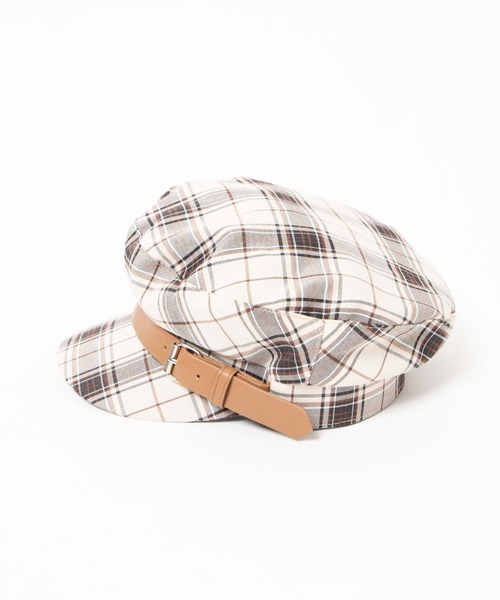 WEGO（ウィゴー）の「WEGO/ベルトマリンキャスケット（キャスケット・レディース・その他1/ブラック/ベージュ・FREE）」の9枚目の写真