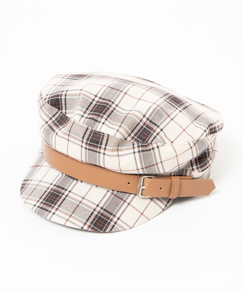 WEGO（ウィゴー）の「WEGO/ベルトマリンキャスケット（キャスケット・レディース・その他1/ブラック/ベージュ・FREE）」の12枚目の写真