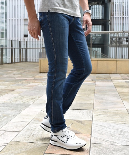 RAWLIFE（ロウライフ）の「HEAVEN TWO/ヘブントゥ/6 SENSE（デニムパンツ・メンズ・サックスブルー/ブルー/ホワイト・29/30/31/32）」の3枚目の写真