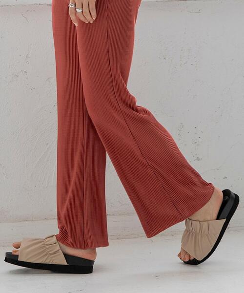 coen（コーエン）の「ギャザープラットフォームサンダル（サンダル・レディース・ブラック/ベージュ・SMALL/MEDIUM/LARGE）」の5枚目の写真