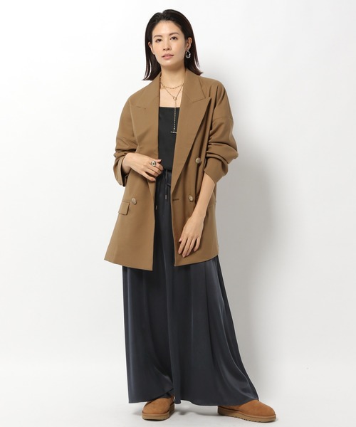 BABYLONE（バビロン）の「BABYLONE / ウォッシャブルシルクマキシスカート【セットアップ可｜手洗い可】（スカート・レディース・カーキ/ブラック・38inch/36inch/34inch）」の13枚目の写真