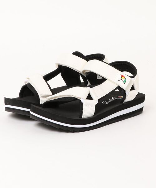 Arnold Palmer（アーノルドパーマー）の「《Arnold Palmer》スポサン AL5408（サンダル・レディース・ホワイト/ベージュ/イエロー系その他/ブラック/ネイビー/ピンク系その他/マジェンタ/オレンジ系その他/ピンク系その他2/ミント/ブラウン/ブラック×ブラック/レオパード/ゴールド/シルバー・LL/L/S/M）」の2枚目の写真