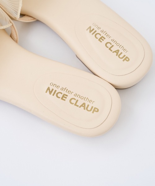 one after another NICE CLAUP(ワンアフターアナザーナイスクラップ)の「プリーツシアーサンダル(サンダル・レディース・ピンク/アイボリー・LL/S/M/L)」の21枚目の写真