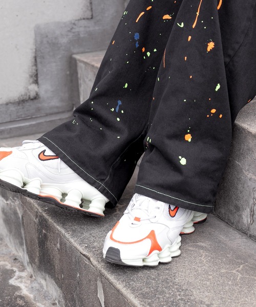 Perushu（ペルーシュ）の「ダメージルーズペイントパンツ（デニムパンツ・メンズ・ブラック/グリーン/ホワイト・SMALL/MEDIUM/LARGE）」の8枚目の写真