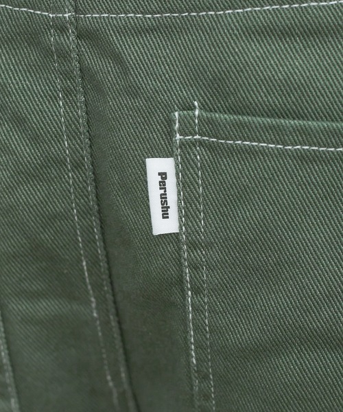 Perushu（ペルーシュ）の「ダメージルーズペイントパンツ（デニムパンツ・メンズ・ブラック/グリーン/ホワイト・SMALL/MEDIUM/LARGE）」の10枚目の写真