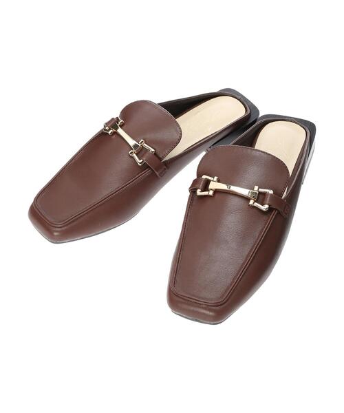 AMERICAN HOLIC（アメリカンホリック）の「オーバーヒールビットローファーミュール（ローファー・レディース・ブラウン/カーキ/ブラック・M/S/L）」の13枚目の写真