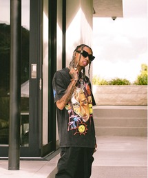 Evae mob | EVAEMOB＋TYGA/エバーモブ＋タイガ/コラボレーションTシャツ/Tyga Collaboration Tee(Tシャツ/カットソー)