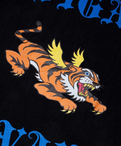 Evae mob（エヴァーモブ）の「EVAEMOB＋TYGA/エバーモブ＋タイガ/コラボレーションTシャツ/Tyga Collaboration Tee（Tシャツ/カットソー・メンズ・ブラック/ホワイト・X-LARGE/LARGE）」の19枚目の写真