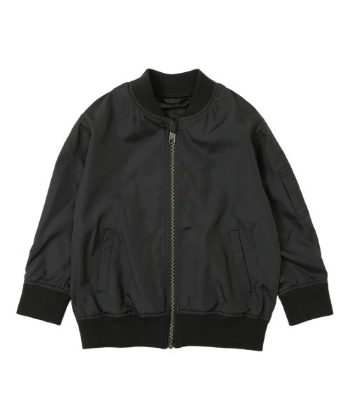 devirock（デビロック）の「ライトMA-1ジャケット（MA-1・キッズ・カーキ/ブラック・100cm/110cm/150cm/160cm/140cm/120cm/130cm）」の9枚目の写真