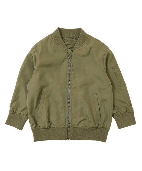 devirock（デビロック）の「ライトMA-1ジャケット（MA-1・キッズ・カーキ/ブラック・100cm/110cm/150cm/160cm/140cm/120cm/130cm）」の8枚目の写真