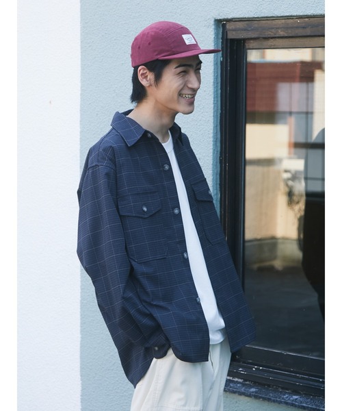 CRAFT STANDARD BOUTIQUE(クラフトスタンダードブティック)の「TR/PUビッグシャツ *◇(シャツ/ブラウス・メンズ・ブラック/ベージュ系その他/グレー系その他3・LL/M/L)」の12枚目の写真