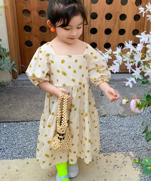 aimoha（アイモハ）の「【aimoha-KIDS-】夏 激かわいい 兄弟姉妹おそろい 小花柄セットアップ ワンピース (SS)（セットアップ・キッズ・ベージュ/ベージュ系その他・120/80/100/110/90/140/130）」の14枚目の写真