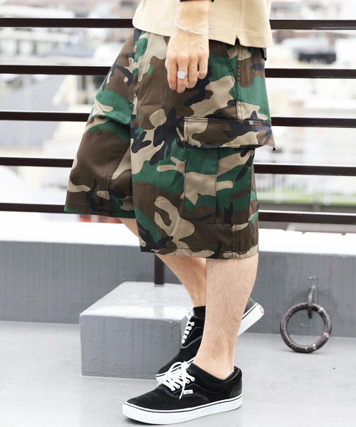 ROTHCO（ロスコ）の「ROTHCO カーゴショート（カーゴパンツ・メンズ・カーキ系1/オレンジ系その他/その他6/その他3/イエロー系その他/スカイブルー系1/その他5/ブラック系その他3/カーキ系2/オリーブ系2/レッド系その他/ウッドランド/その他4/その他2/バイオレット/その他1/ブラック系その他/オリーブ系1/ブラック系その他2/ピンク系その他・LARGE/SMALL/X-LARGE/X-SMALL/MEDIUM）」の19枚目の写真