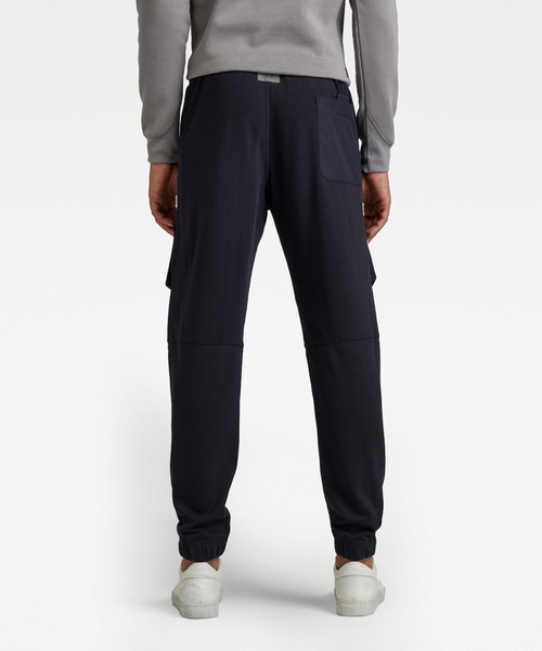 G-STAR（ジースター）の「MIXED WOVEN CARGO SWEATPANTS/スウェットパンツ/カーゴパンツ（スウェットパンツ・メンズ・ダークネイビー・SMALL/X-SMALL/XX-SMALL/LARGE/MEDIUM）」の2枚目の写真