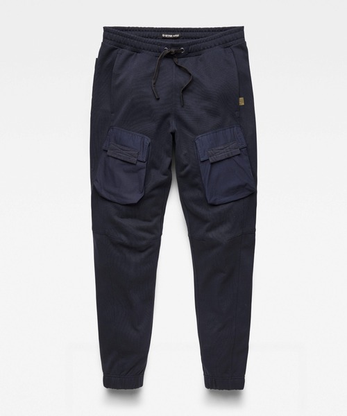 G-STAR（ジースター）の「MIXED WOVEN CARGO SWEATPANTS/スウェットパンツ/カーゴパンツ（スウェットパンツ・メンズ・ダークネイビー・SMALL/X-SMALL/XX-SMALL/LARGE/MEDIUM）」の5枚目の写真