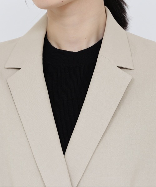 NATURAL BEAUTY BASIC（ナチュラルビューティーベーシック）の「ジプシーツイルSET UP テーラード（テーラードジャケット・レディース・ベージュ/ブラウン/ネイビー・MEDIUM/SMALL）」の16枚目の写真