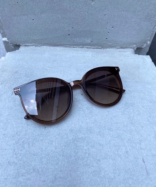 StyleSea（スタイルシー）の「フォックスウェリントンカラーレンズアイウェア（サングラス・レディース・ブラック/ブラウン/カーキ/ライトピンク・FREE）」の18枚目の写真