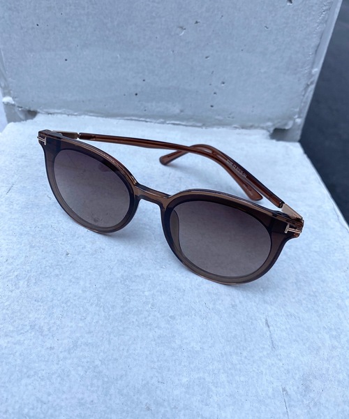 StyleSea（スタイルシー）の「フォックスウェリントンカラーレンズアイウェア（サングラス・レディース・ブラック/ブラウン/カーキ/ライトピンク・FREE）」の19枚目の写真