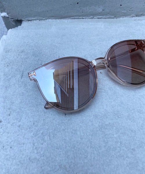 StyleSea（スタイルシー）の「フォックスウェリントンカラーレンズアイウェア（サングラス・レディース・ブラック/ブラウン/カーキ/ライトピンク・FREE）」の17枚目の写真