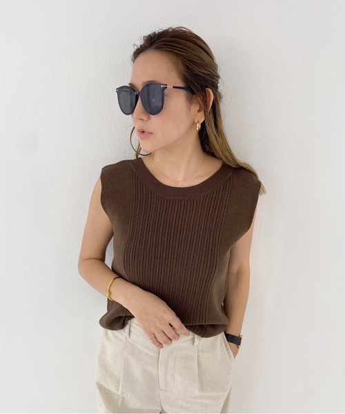 StyleSea（スタイルシー）の「フォックスウェリントンカラーレンズアイウェア（サングラス・レディース・ブラック/ブラウン/カーキ/ライトピンク・FREE）」の11枚目の写真