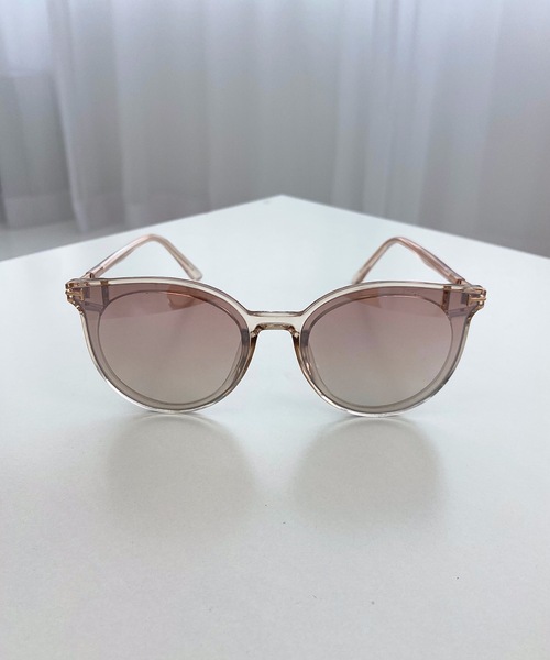 StyleSea（スタイルシー）の「フォックスウェリントンカラーレンズアイウェア（サングラス・レディース・ブラック/ブラウン/カーキ/ライトピンク・FREE）」の14枚目の写真