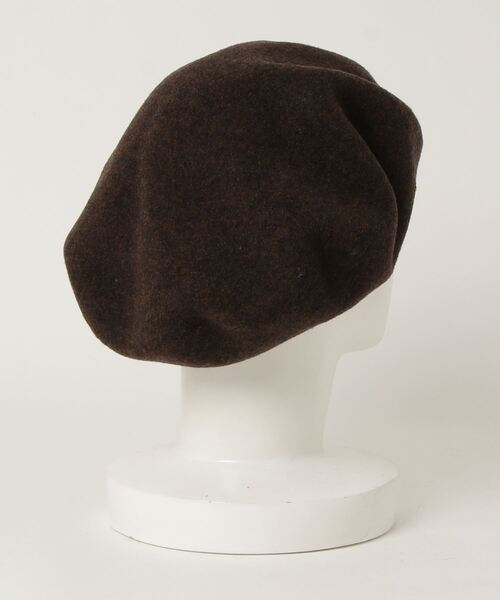 Nine Tailor(ナインテイラー)の「Nine Tailor Cestrum Beret (N-828)(ハンチング/ベレー帽・メンズ・ブラック/ブラウン/モカ・FREE)」の9枚目の写真