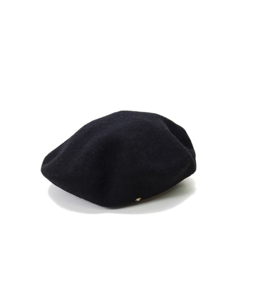 Nine Tailor(ナインテイラー)の「Nine Tailor Cestrum Beret (N-828)(ハンチング/ベレー帽・メンズ・ブラック/ブラウン/モカ・FREE)」の2枚目の写真